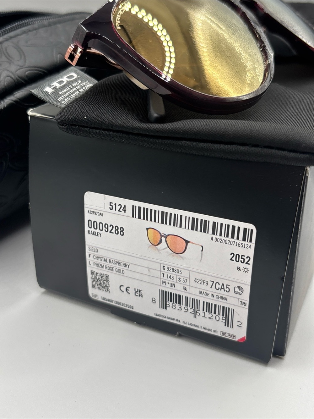 Oakley Sielo Sunglasses - Crystal Raspberry Frame with Rose Gold Lenses
